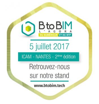 Aliotys sera  présent sur le salon B to Bim à Nantes le mercredi 5 juillet !